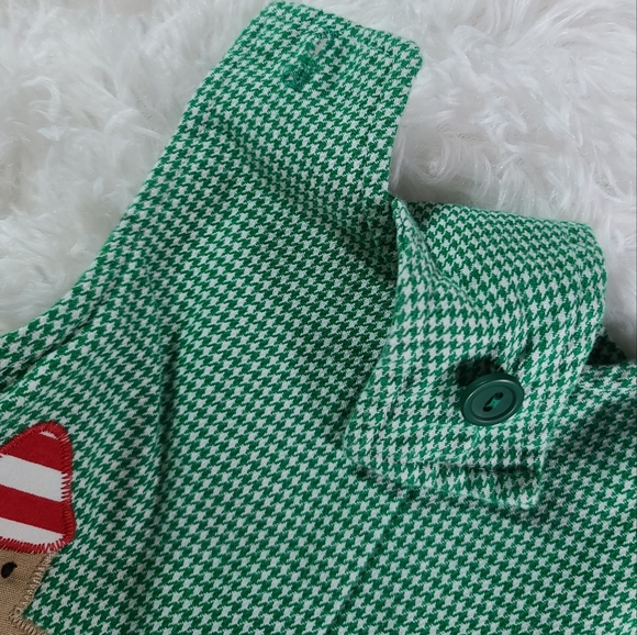 Funtasia Too Baby Green Reversible Gingerbread Man / Zebra Onsie Size 12M - Picture 4 of 14